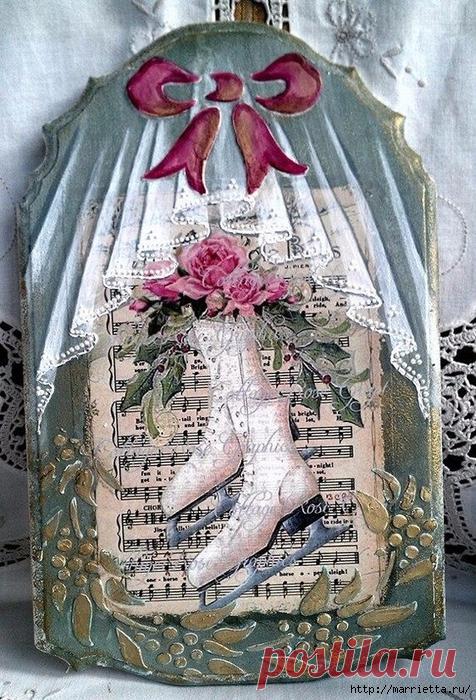 Кружевная роспись разделочной доски. Много идей