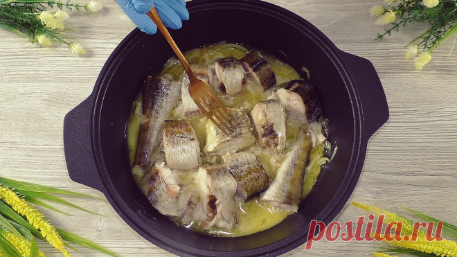 Не успеваю покупать минтай после того, как узнала "Сливочный" рецепт: намного вкуснее жареного | Красилова Наталья / Food | Дзен