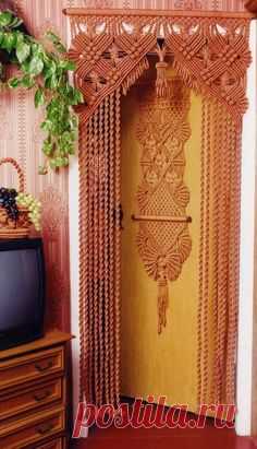 Макраме Шторы - patterns for door hangings, to buy