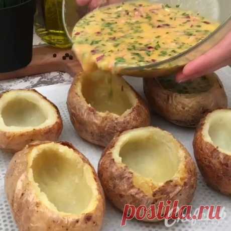 Картофель фаршированный