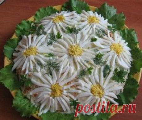 Салат «Ромашковое поле»