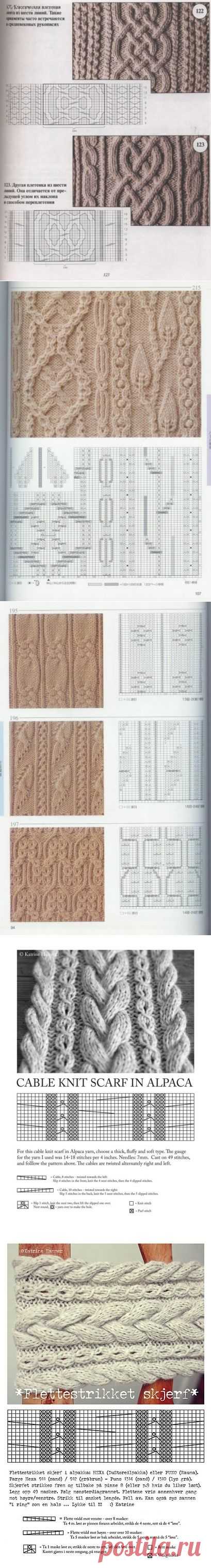 ОРИГИНАЛЬНЫЕ СХЕМЫ ВЯЗАНИЯ ДЛЯ ТЕПЛЫХ ВЕЩЕЙ.