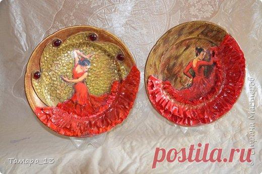 Пара тарелок фламенко | Страна Мастеров