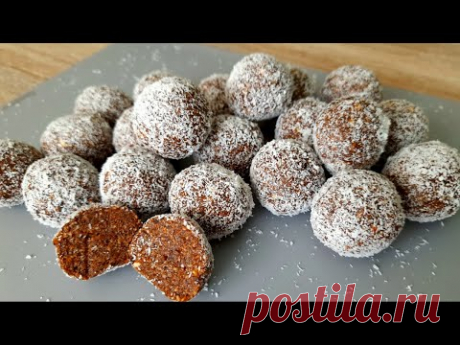 ПОЛЕЗНЫЕ  СЛАДОСТИ для детей! ДОМАШНИЕ  КОНФЕТЫ из сухофруктов и орехов!