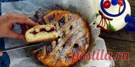 Как приготовить открытый пирог с вареньем