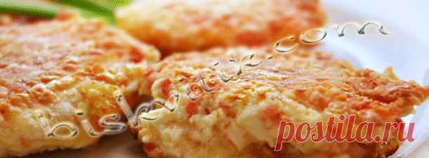 Крабовые котлеты с сыром - очень нежные и приятные на вкус