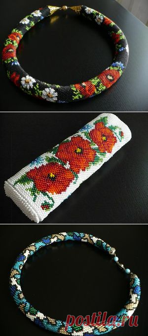 Мир!Труд! Маки!!! и кое что еще | biser.info - всё о бисере и бисерном творчестве