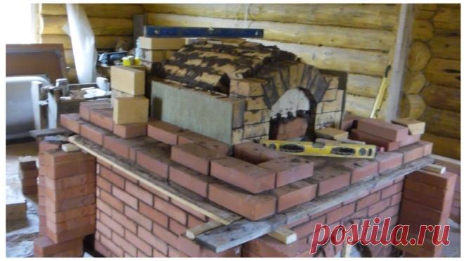 Как мы строили русскую печь с нижним прогревом. | Сергей Печник | Яндекс Дзен