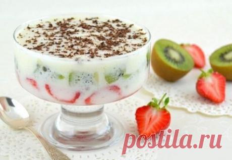 Рецепт - Фрукты в зефирном креме | Фруктовые десерты | Рецепты | Online.ua