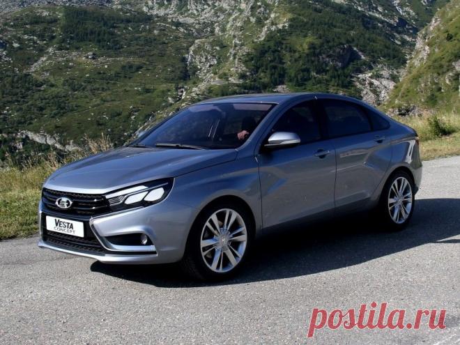 Lada Vesta попала в первое ДТП до начала серийного производства