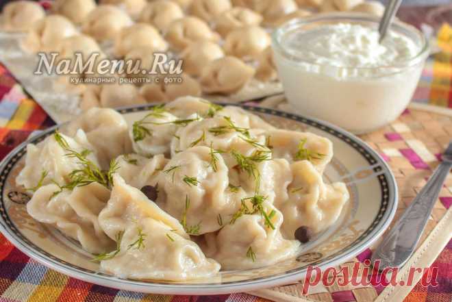 Пельмени с капустой и фаршем - рецепт с фото пошагово