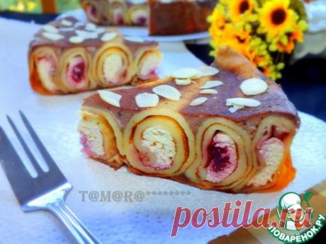 Шоколадный блинный торт - кулинарный рецепт