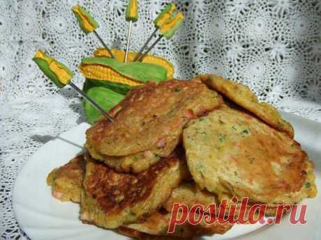 Кукурузные оладьи
