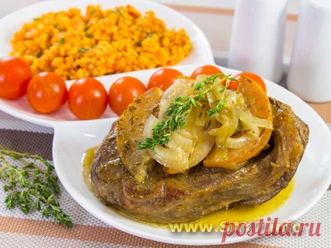 Баранина, тушенная с айвой Очень вкусное мясо! Нежное, мягкое и очень ароматное!