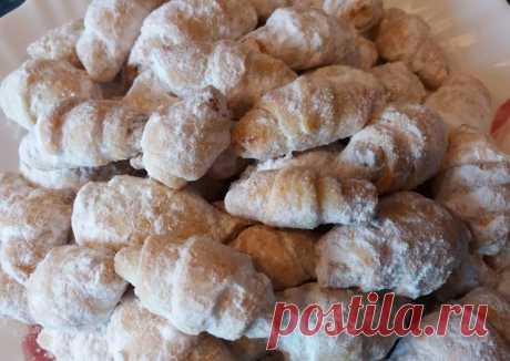 (50) Постные мини-рогалики с повидлом - пошаговый рецепт с фото. Автор рецепта Татьяна Сергеевна . - Cookpad
