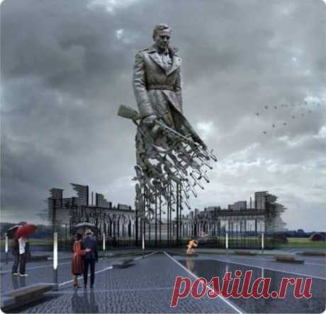 Памятник погибшим под Ржевом. Потрясает. На создание этого шедевра 150 миллионов рублей перечислил меценат, пожелавший остаться неизвестным.