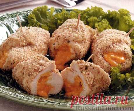 Рецепт: Быстрые куриные рулетики на RussianFood.com