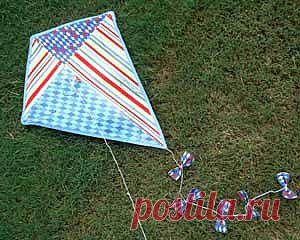 Как изготовить воздушного змея.