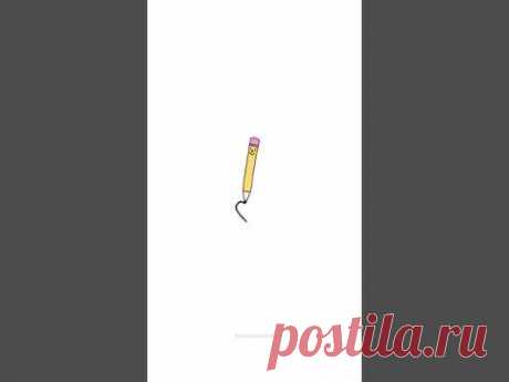 Нарисовала кота и мышей - YouTube