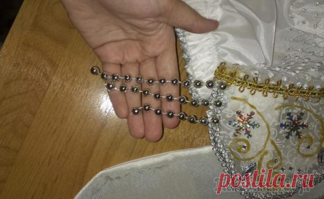 Шьем кокошник для Снегурочки