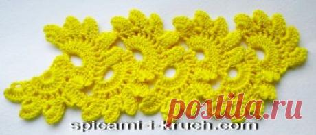 Снова вяжем ленточное кружево