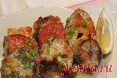 Скумбрия с помидорами | Кудесницам