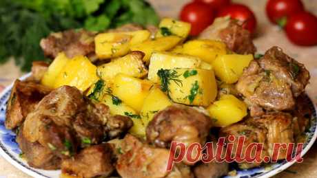 Коронное блюдо моей тёщи: любители мяса с картофелем оценят по достоинству вкус (как я люблю) | Вкусные Советы | Дзен