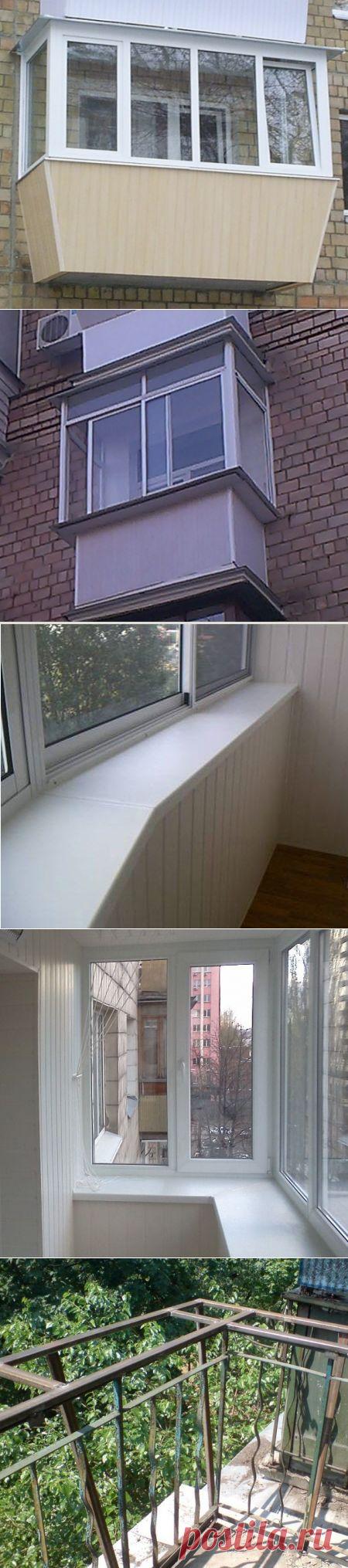 Выносное остекление балкона, стоимость остекления с выносом от компании ООО "Алпастрой"