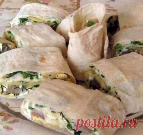 Рецепт рулета из лаваша с селедкой - Закуски и рулеты из лаваша . 1001 ЕДА вкусные рецепты с фото!