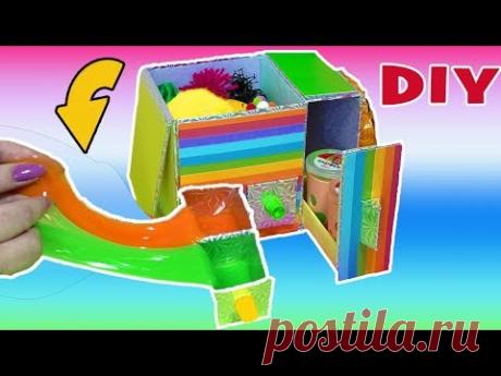 DIY. НОВЫЙ ОРГАНАЙЗЕР для лизунов//🌈🌞🌴ЛЕТНИЕ ИДЕИ//ПРОСТЫЕ СКВИШИ своими руками
