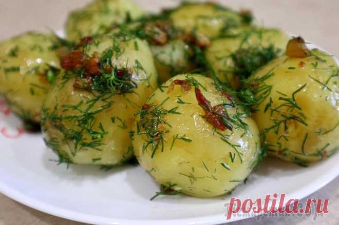 Любимый рецепт молодого картофеля