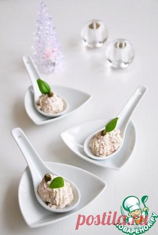 Крем из печени трески со сливочным сыром