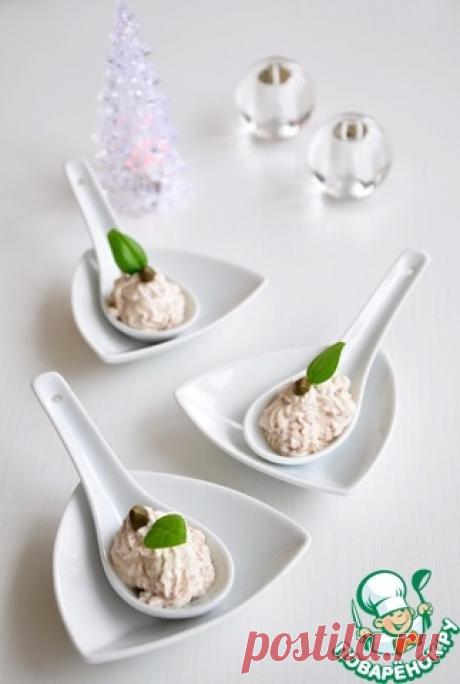 Крем из печени трески со сливочным сыром