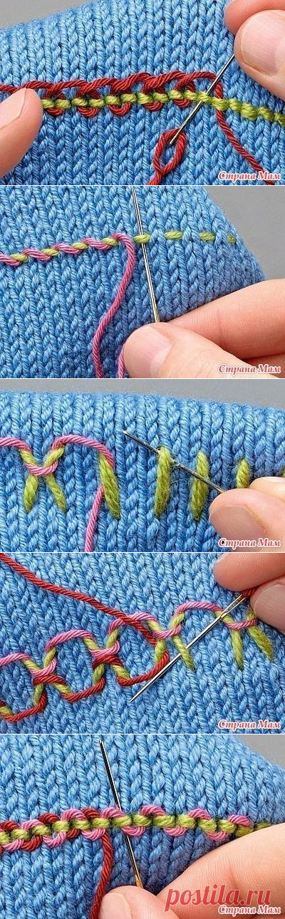 ВЫШИВКА ПО ВЯЗАННОМУ ПОЛОТНУ | | proliveinfo.ru