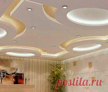 Потолки из гипсокартона (200 фото) | Новинки 2019 года | Гипсокартончик