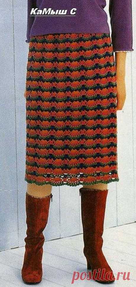 Разноцветная юбка