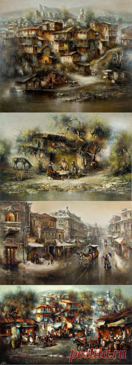 Грузинский художник Важа Месхи.