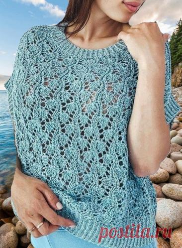 Вяжешь и восторгаешься! 11 приятных летних моделей спицами | Рукоделие Светлана Лосева Вязание | Дзен