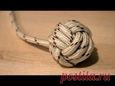 Узел Обезьяний кулак (Monkey's Fist Knot). Декоративные узлы