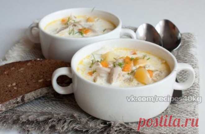 Сырный суп с курицей — нереально вкусно