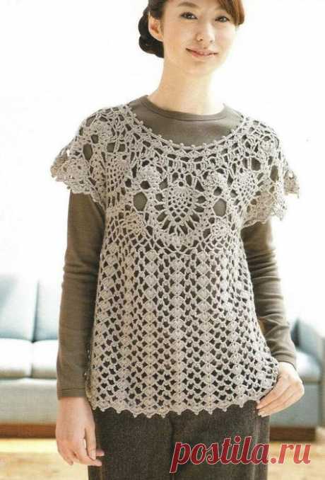Crochet blouse Crochet blouse, free pattern