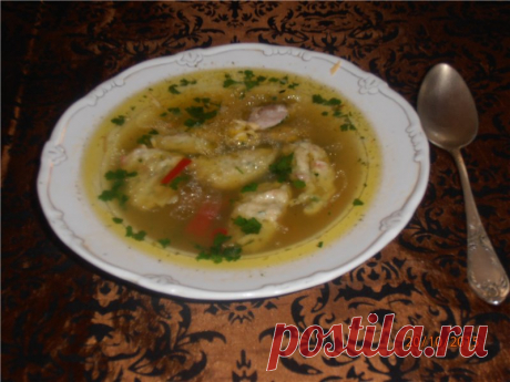 Приготовим вкусный суп с клецками