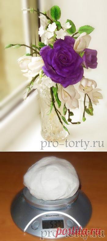 Мастика из желатина - рецепт мастики для цветов