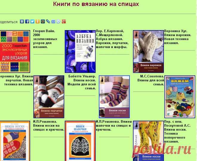 Книги по вязанию спицами. Книги по вязанию на спицах. Скачать бесплатно.Скачать без регистрации.