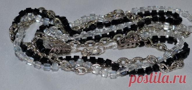 черное белое | biser.info - всё о бисере и бисерном творчестве