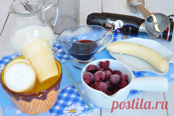 Бананово-вишнёвый коктейль для весеннего полдника - Готовим счастье на Леди Mail.Ru - Philips