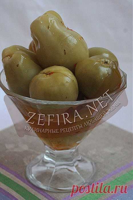 Консервированные и фаршированные острые зеленые помидоры