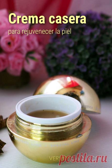 Crema casera rejuvenecedora