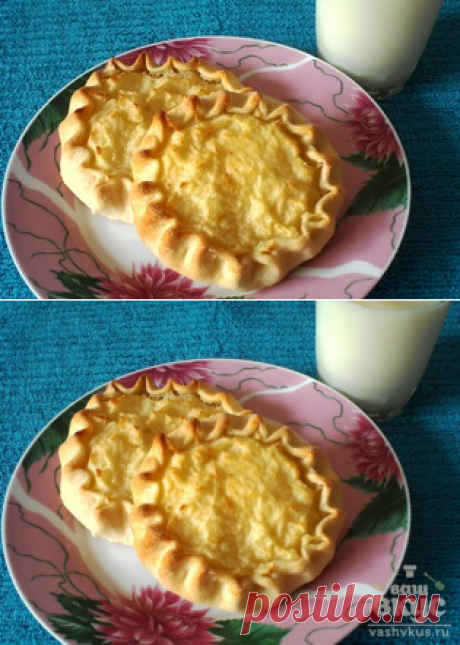Картофельные шаньги из пресного теста