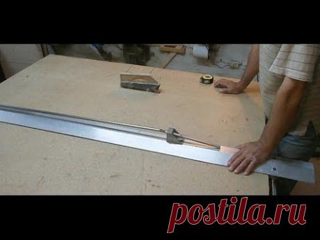 Прижимная линейка на распиловочный стол. Table saw fence.
